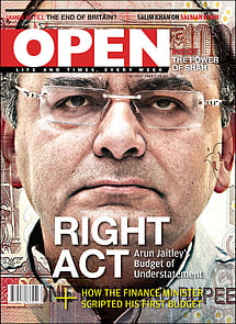 open magazine cover