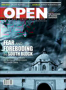 open magazine cover