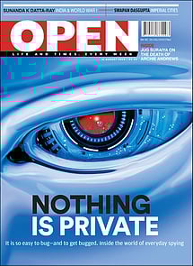 open magazine cover