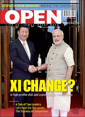 open magazine cover