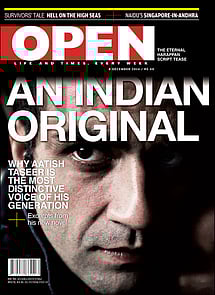 open magazine cover