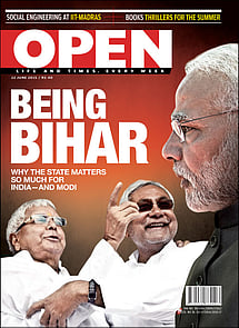 open magazine cover