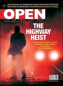 open magazine cover