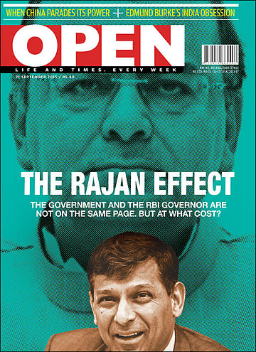 open magazine cover