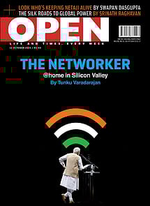 open magazine cover