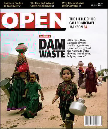 open magazine cover