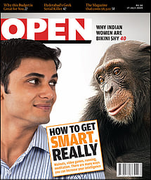 open magazine cover