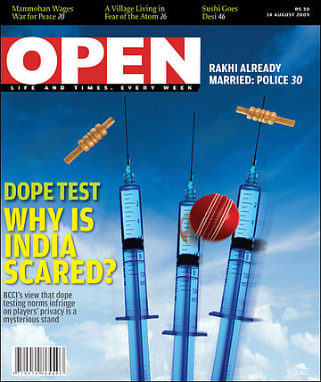 open magazine cover