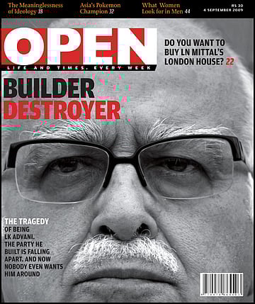 open magazine cover