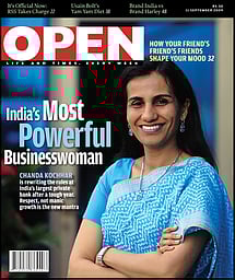 open magazine cover
