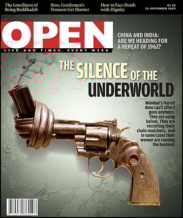 open magazine cover