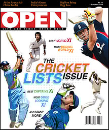 open magazine cover