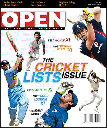 open magazine cover