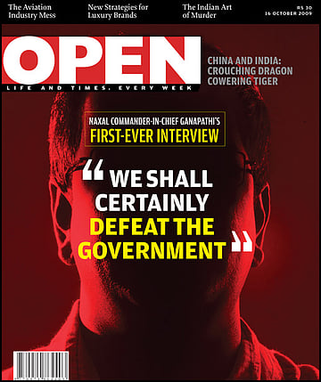 open magazine cover