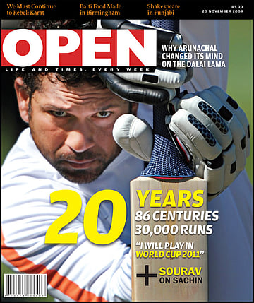 open magazine cover
