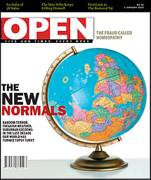 open magazine cover