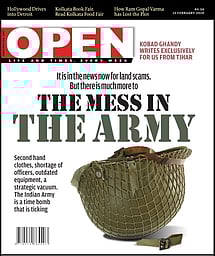 open magazine cover