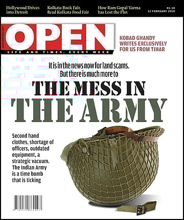 open magazine cover
