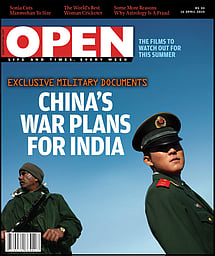 open magazine cover