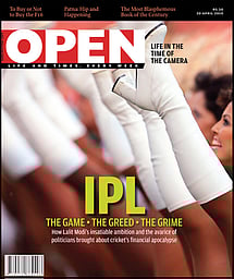 open magazine cover