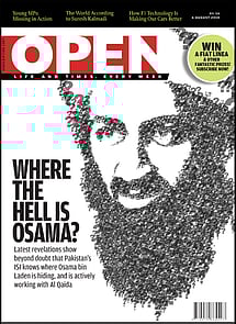 open magazine cover