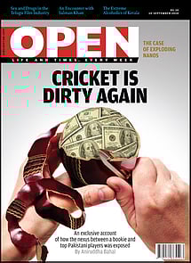 open magazine cover