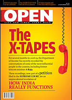 open magazine cover