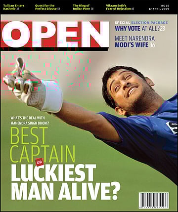open magazine cover