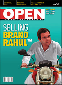 open magazine cover