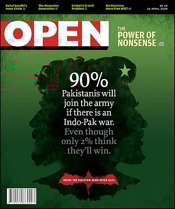open magazine cover