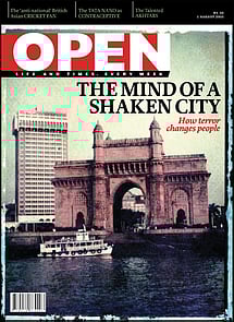 open magazine cover