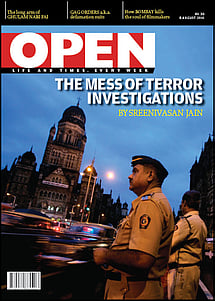 open magazine cover
