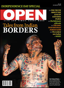 open magazine cover