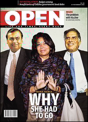 open magazine cover