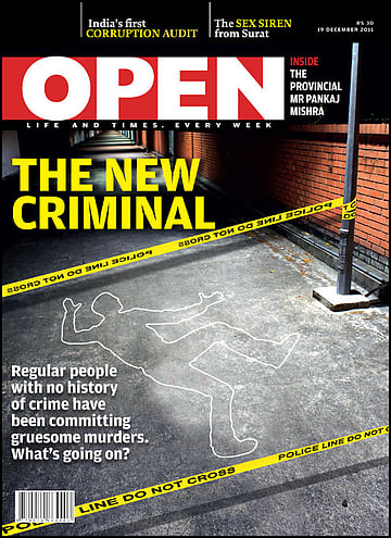 open magazine cover