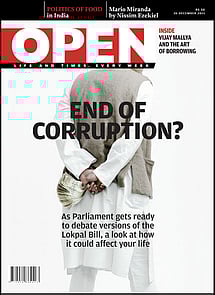 open magazine cover