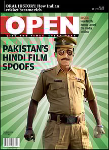 open magazine cover