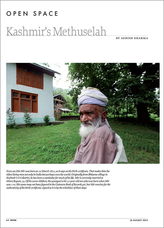 Kashmir’s Methuselah