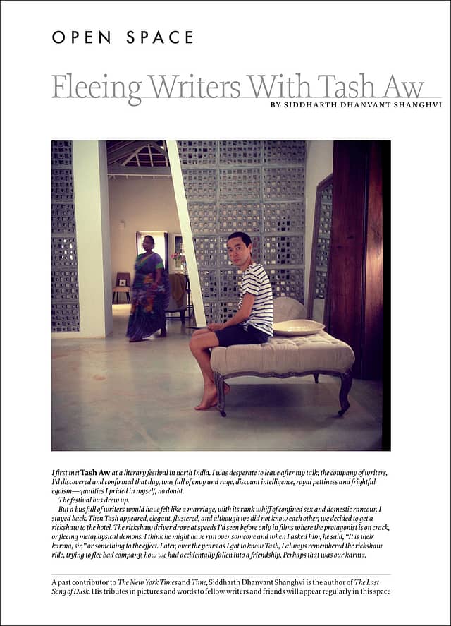 Fleeing Writers With Tash Aw