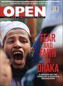 open magazine cover