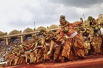 Dancing by the Yamuna