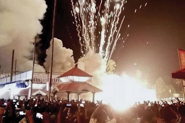 Kollam Temple: Praying with Fire