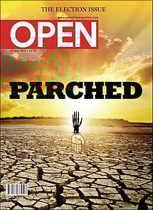 open magazine cover