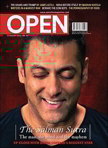 open magazine cover