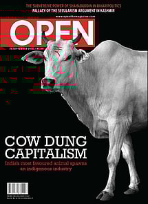 open magazine cover
