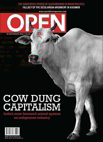 open magazine cover