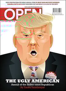 open magazine cover
