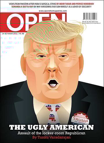 open magazine cover