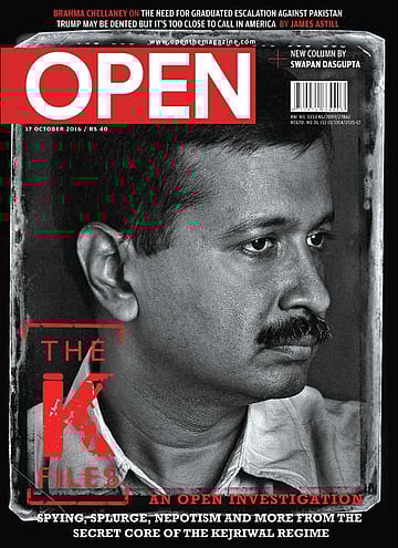 open magazine cover