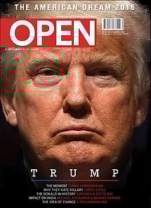open magazine cover